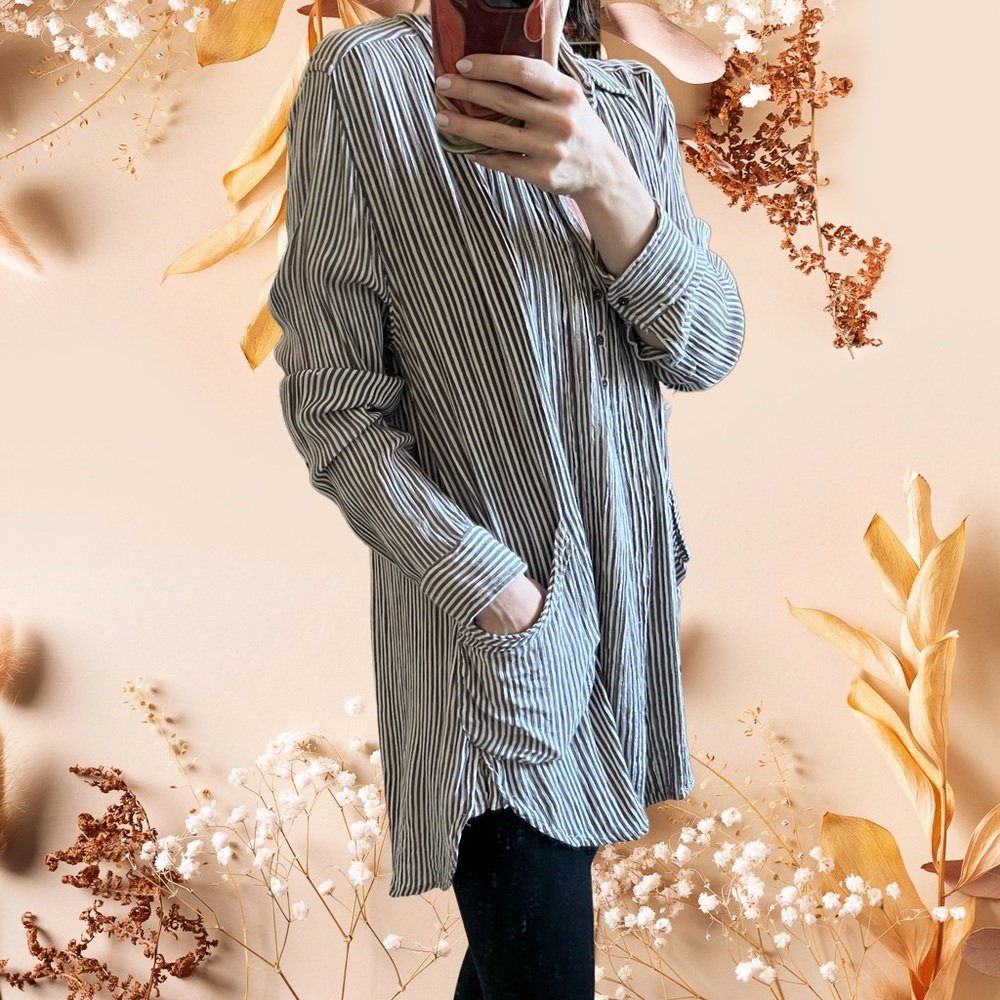 Free People Striped Tunic
